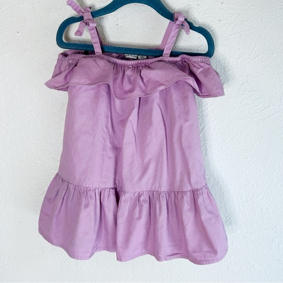 Janie and Jack Cold Shoulder Lilac Dress 2T - Picture 2 of 5